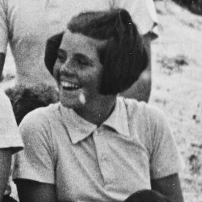 Rosemary Kennedy, sister of President Kennedy and inspiration for the founding of the Special Olympics